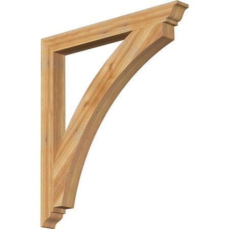 Thorton Traditional Rough Sawn Bracket, Western Red Cedar, 4W X 40D X 44H